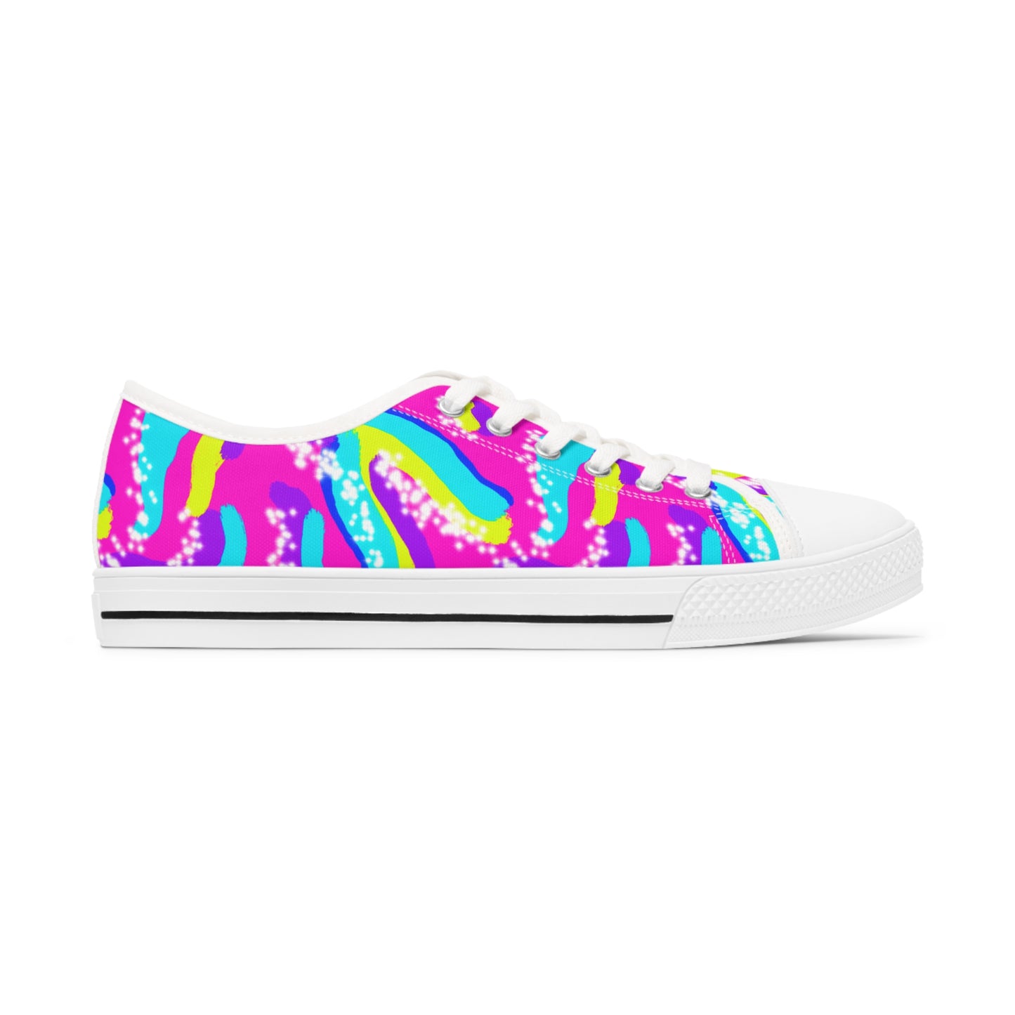 Roller Skating Barbie Inspired Women's Low Top Sneakers