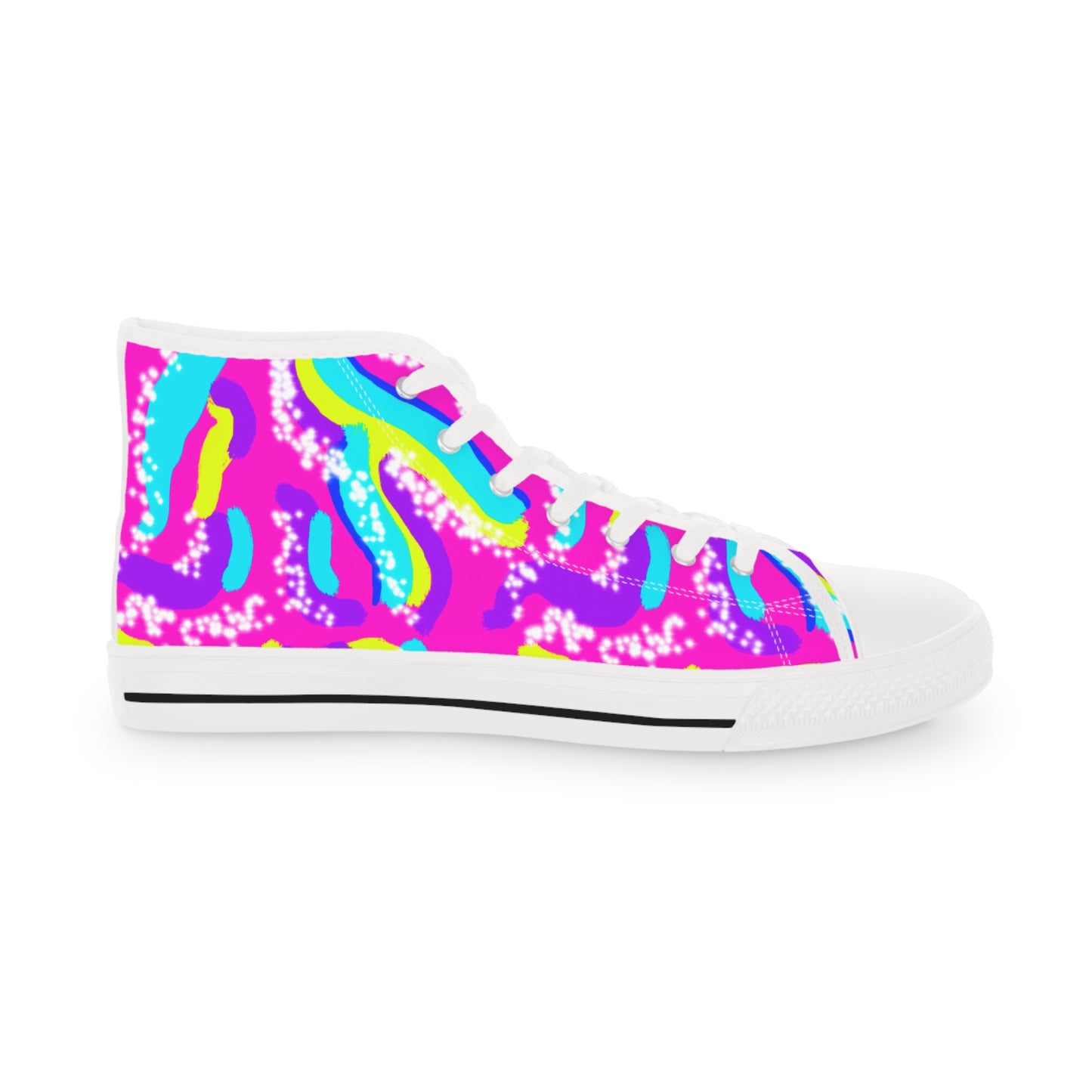 Doll Abstract Men's High Top Sneakers