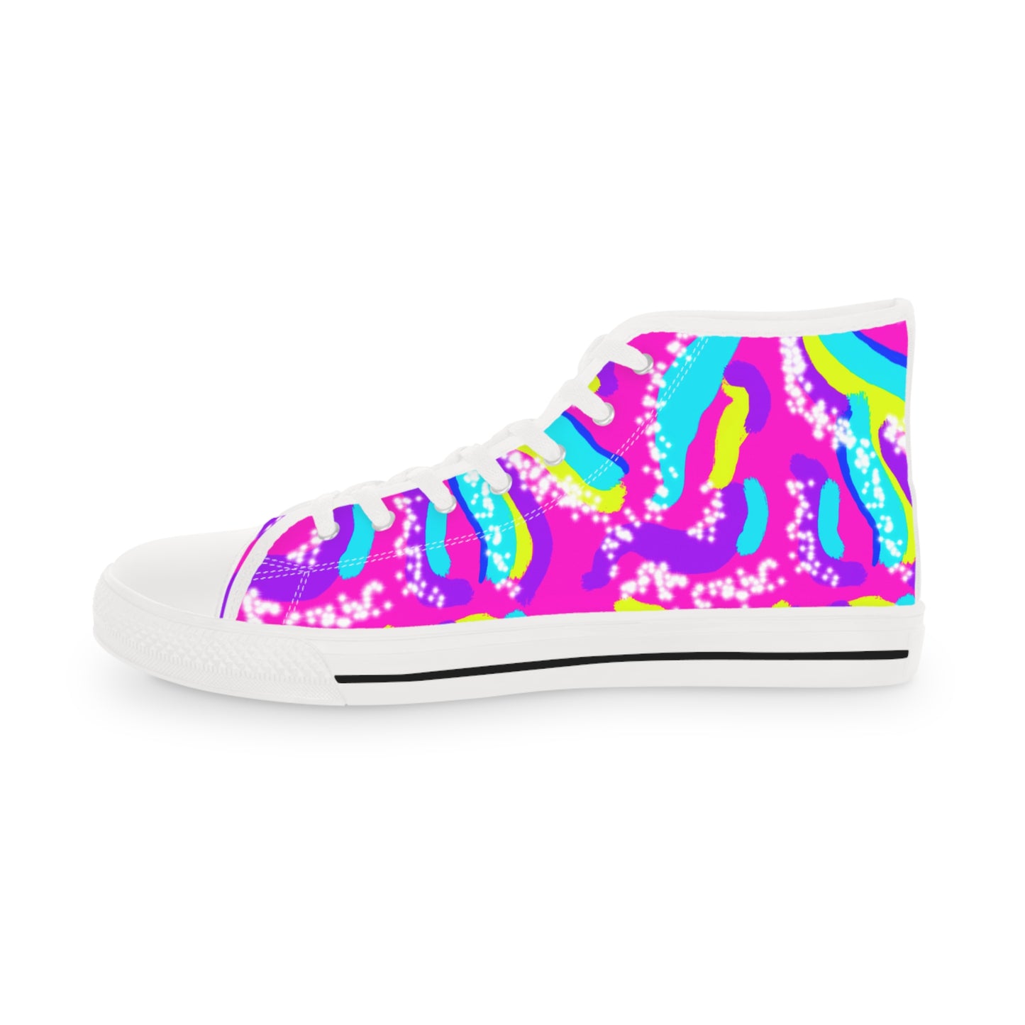 Doll Abstract Men's High Top Sneakers