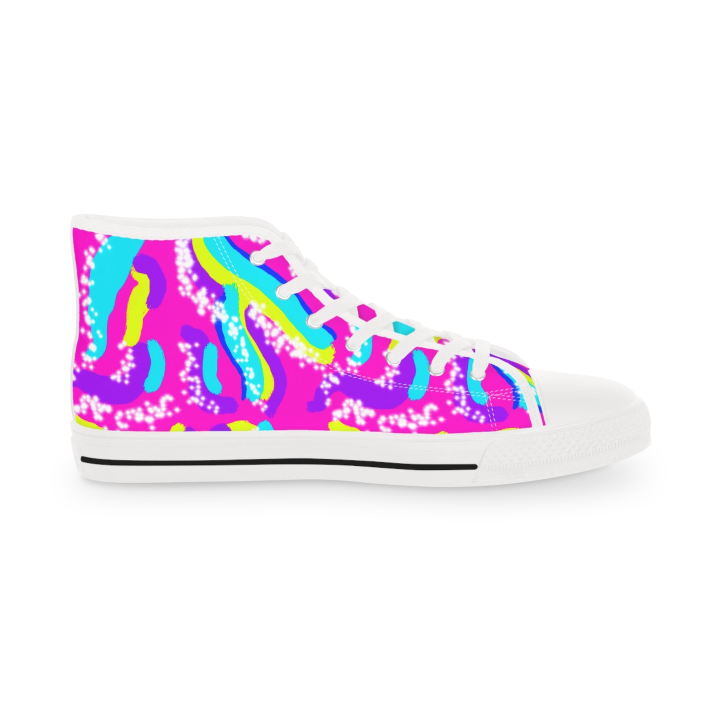 Doll Abstract Men's High Top Sneakers