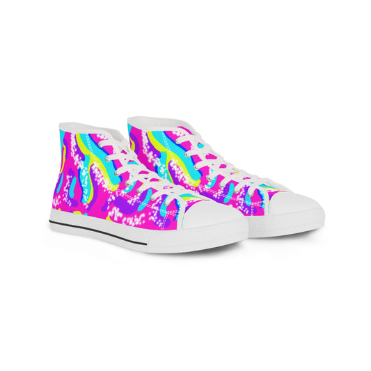 Doll Abstract Men's High Top Sneakers