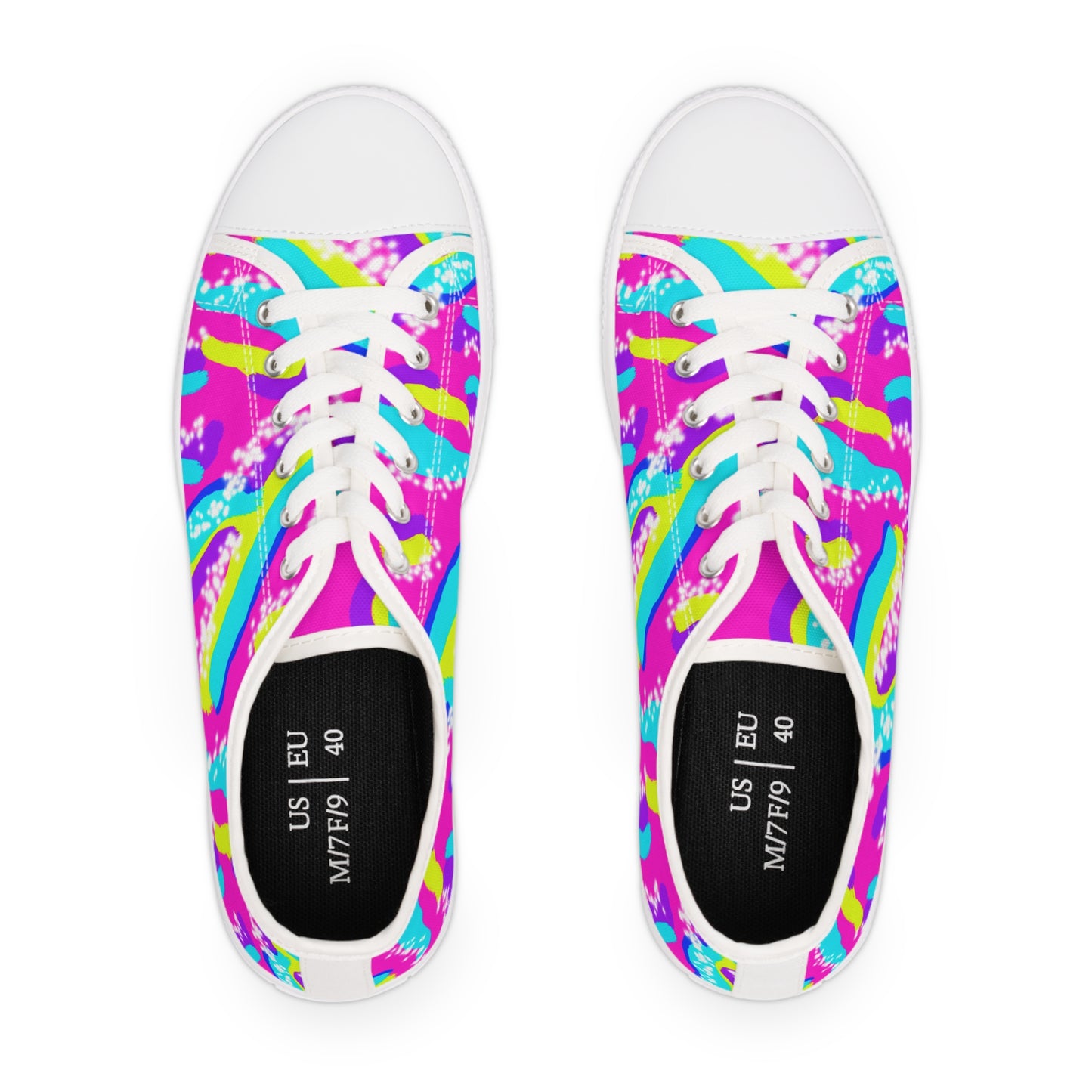 Roller Skating Barbie Inspired Women's Low Top Sneakers