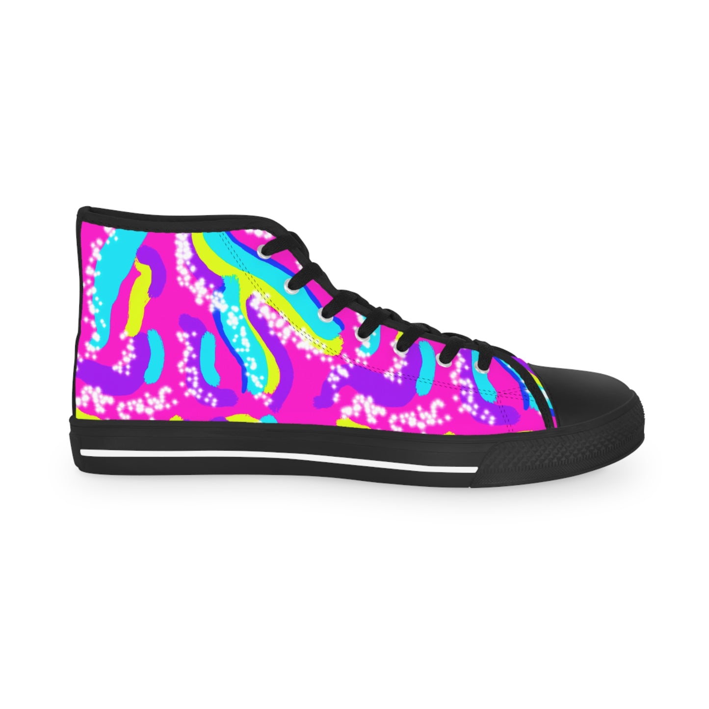 Doll Abstract Men's High Top Sneakers