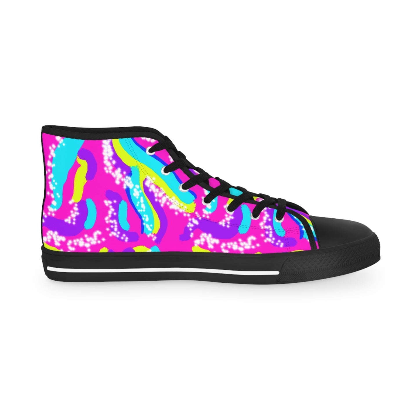 Doll Abstract Men's High Top Sneakers