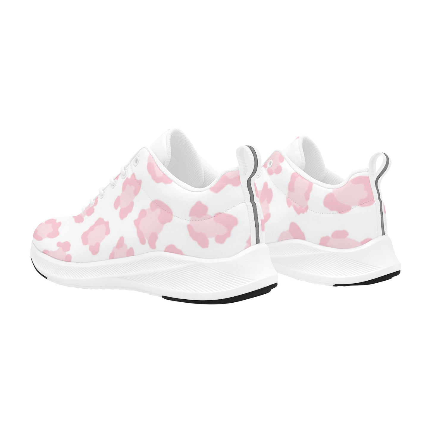 Pastel Leopard Print Women's Sneakers