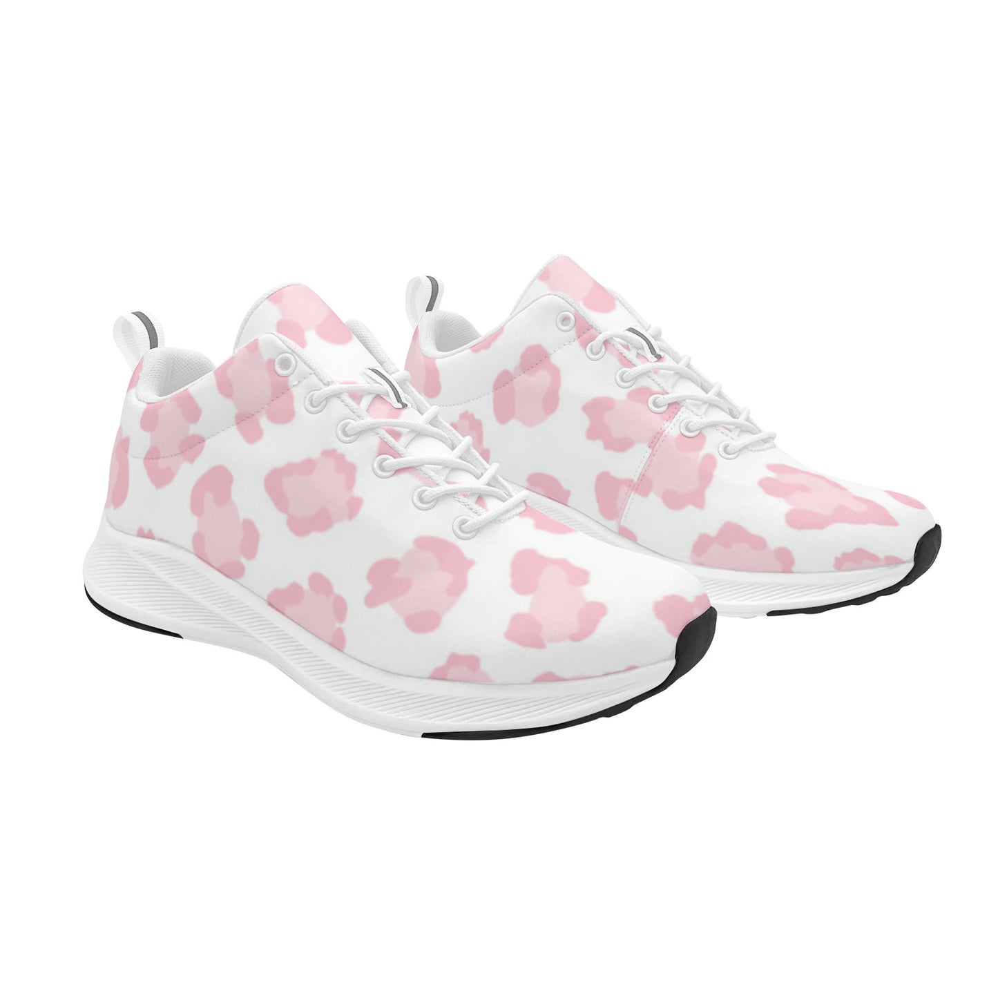 Pastel Leopard Print Women's Sneakers