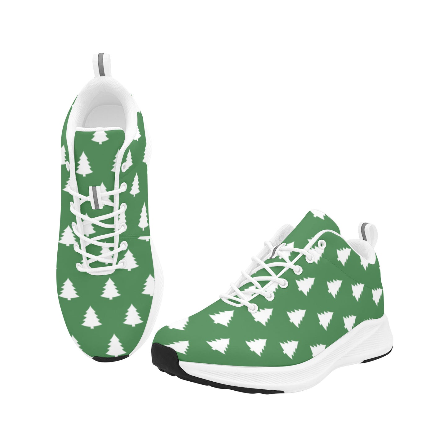 Green Christmas Tree Women's Running Sneakers