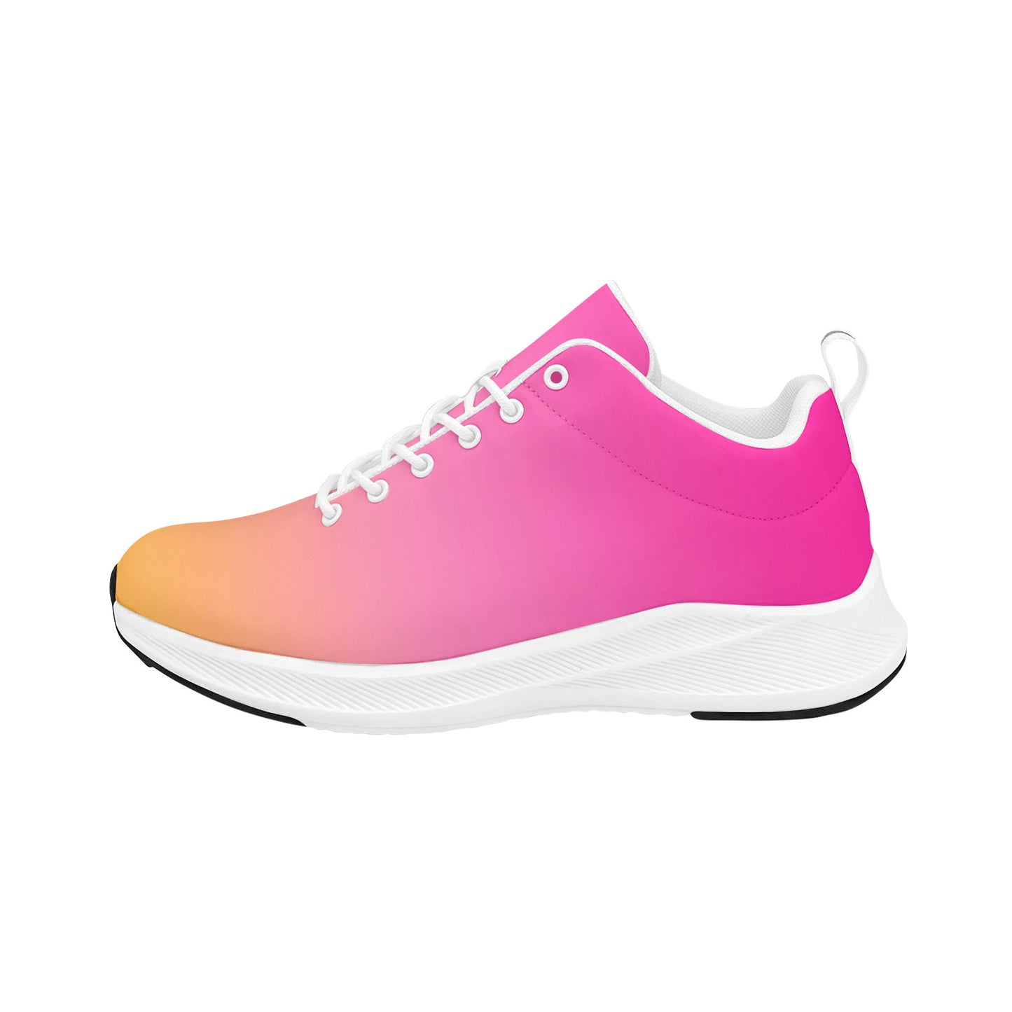 Pink and Orange Ombre Women's Running Shoes