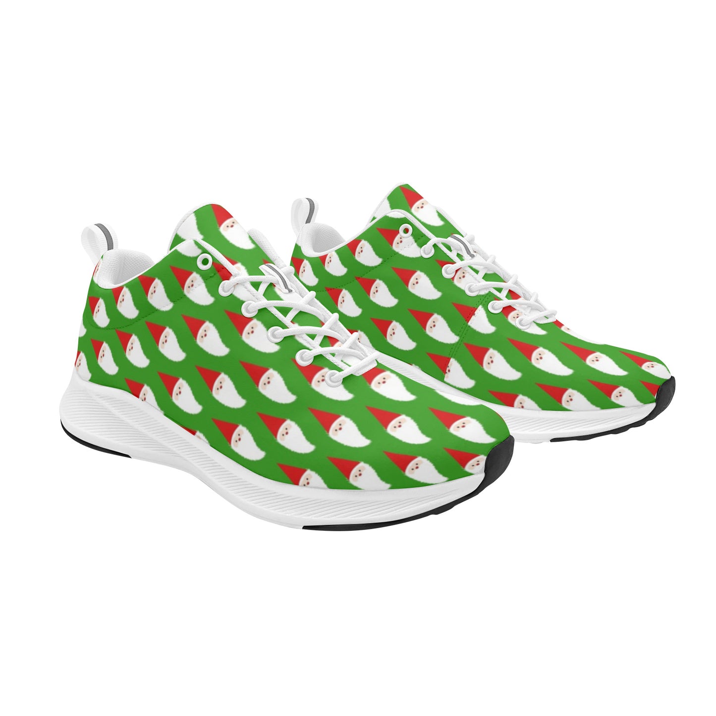 Green Santa Christmas Women's Running Tennis Shoes