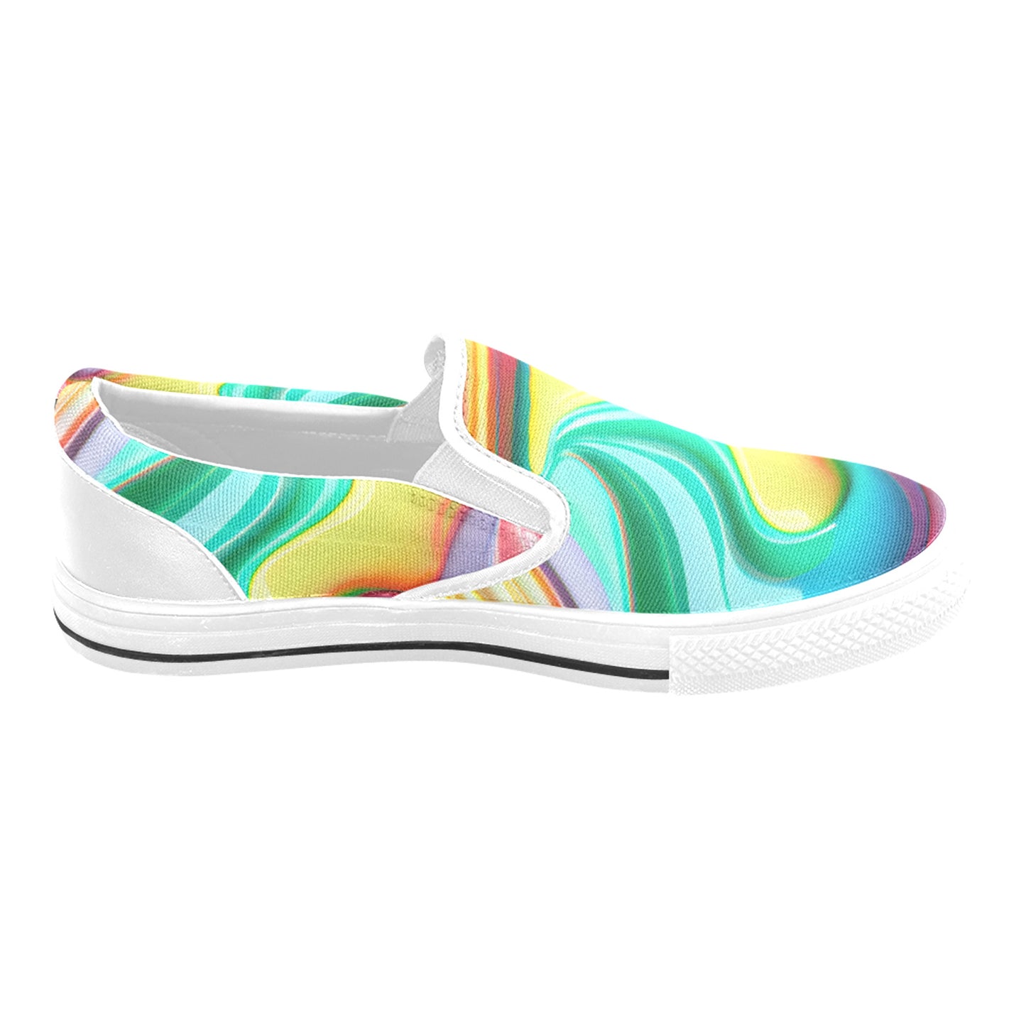 Paint Drip Slip-on Canvas Kid's Shoes (Big Kid)