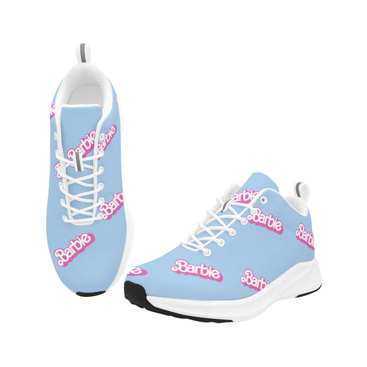 Barbie Inspired Blue and Pink Women's Running Shoes