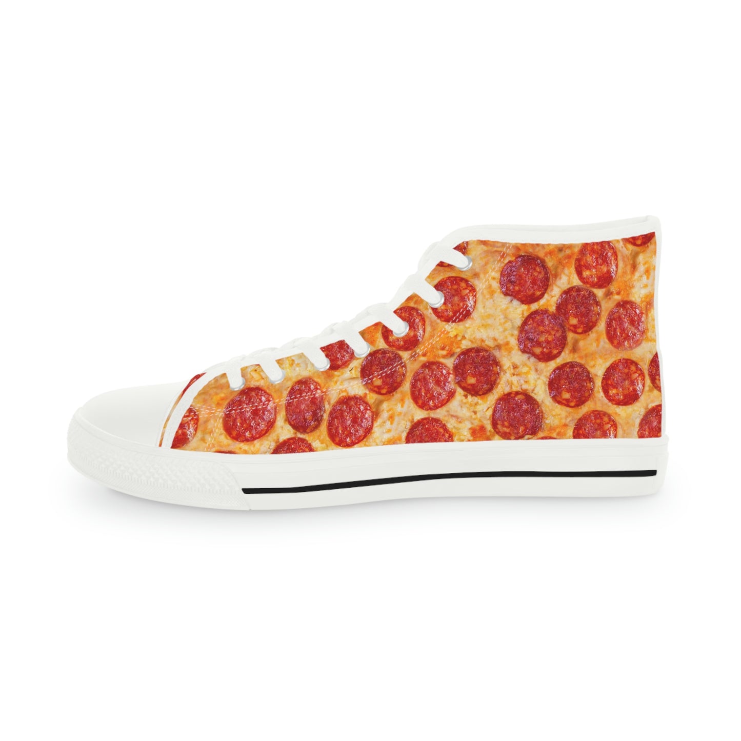 Pepperoni Pizza Men's High Top Sneakers