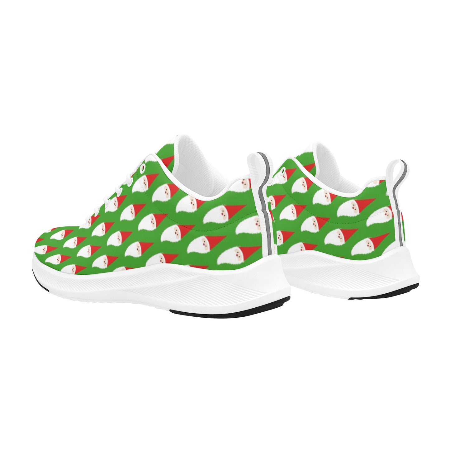 Green Santa Christmas Women's Running Tennis Shoes