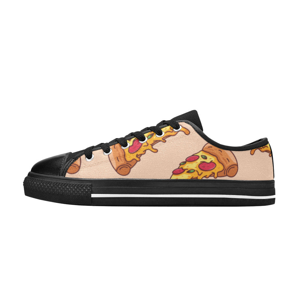 Hot Pepperoni Slices Kid's Shoes Black Soles (Big Kid)