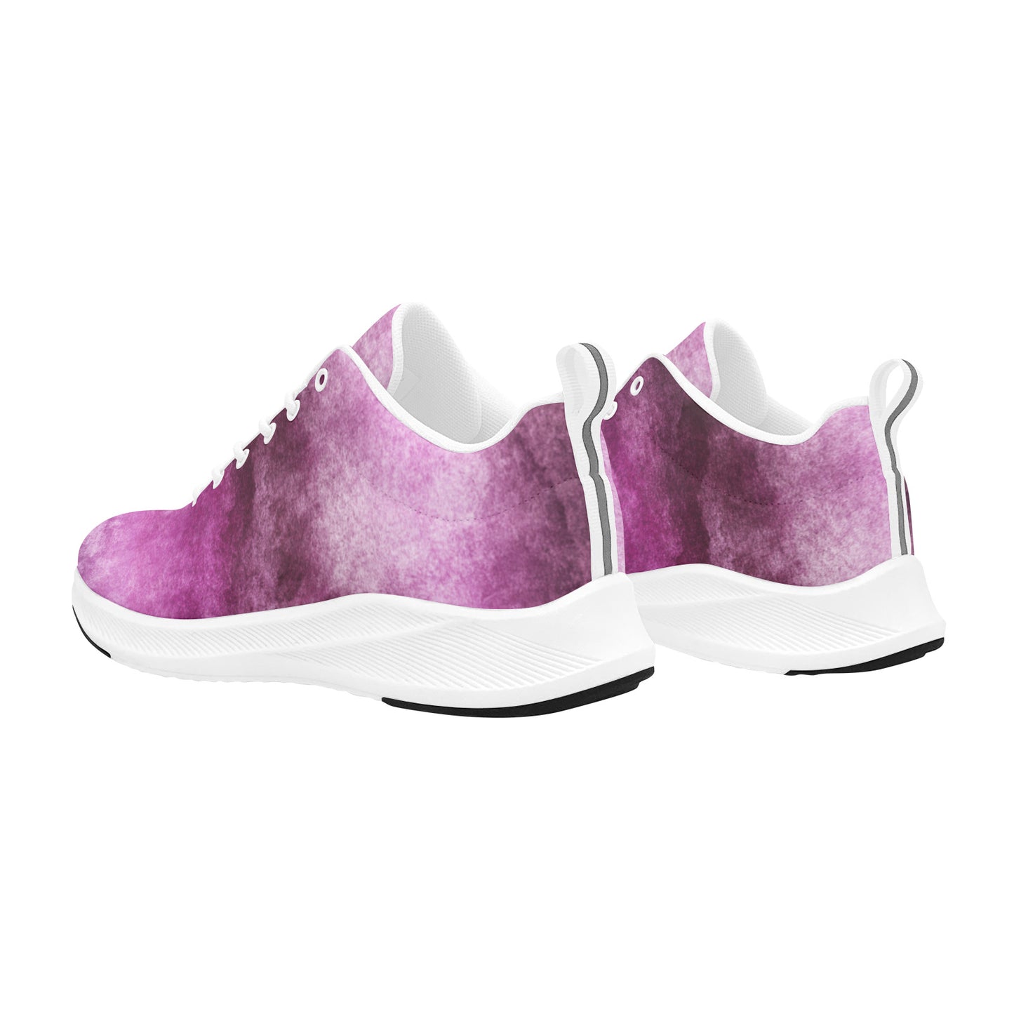 Purple Ombre Splash Women's Running Shoes