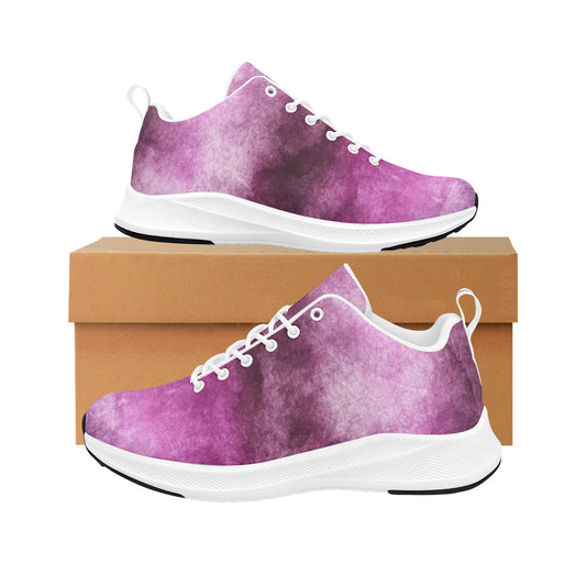 Purple Ombre Splash Women's Running Shoes