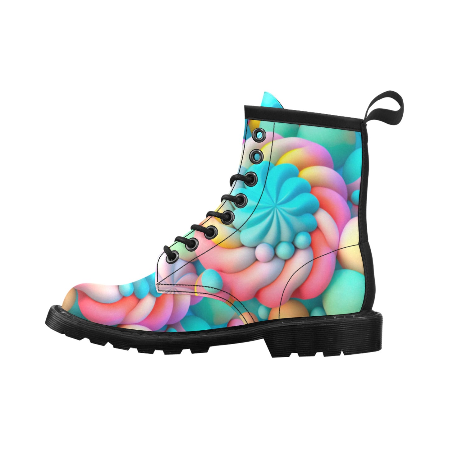 Sweet Marshmallows Women's Leather Martens Boots