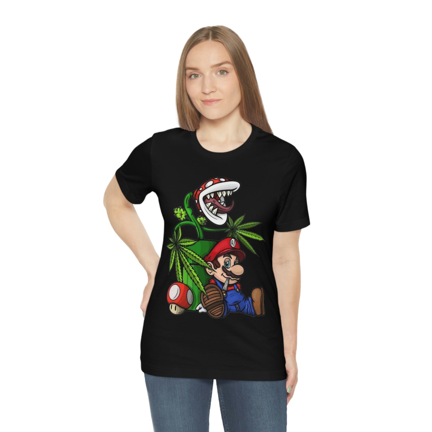 Mario 420 Unisex Jersey Short Sleeve Tee