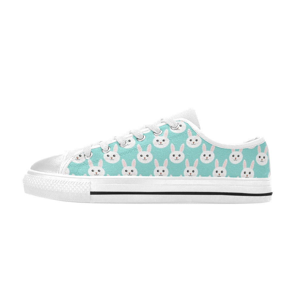 Pastel Bunny Kid's Canvas Sneaker Canvas Big Kid's Shoes