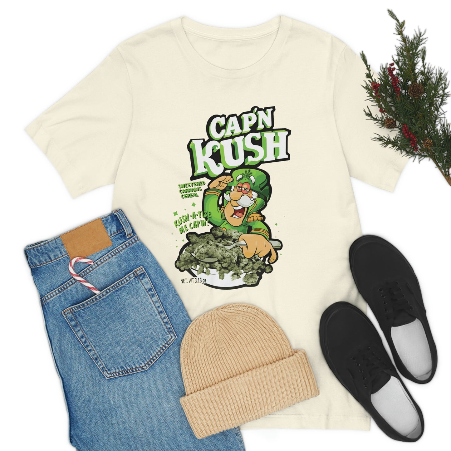 Kaptain Kush 420 Unisex Jersey Short Sleeve Tee