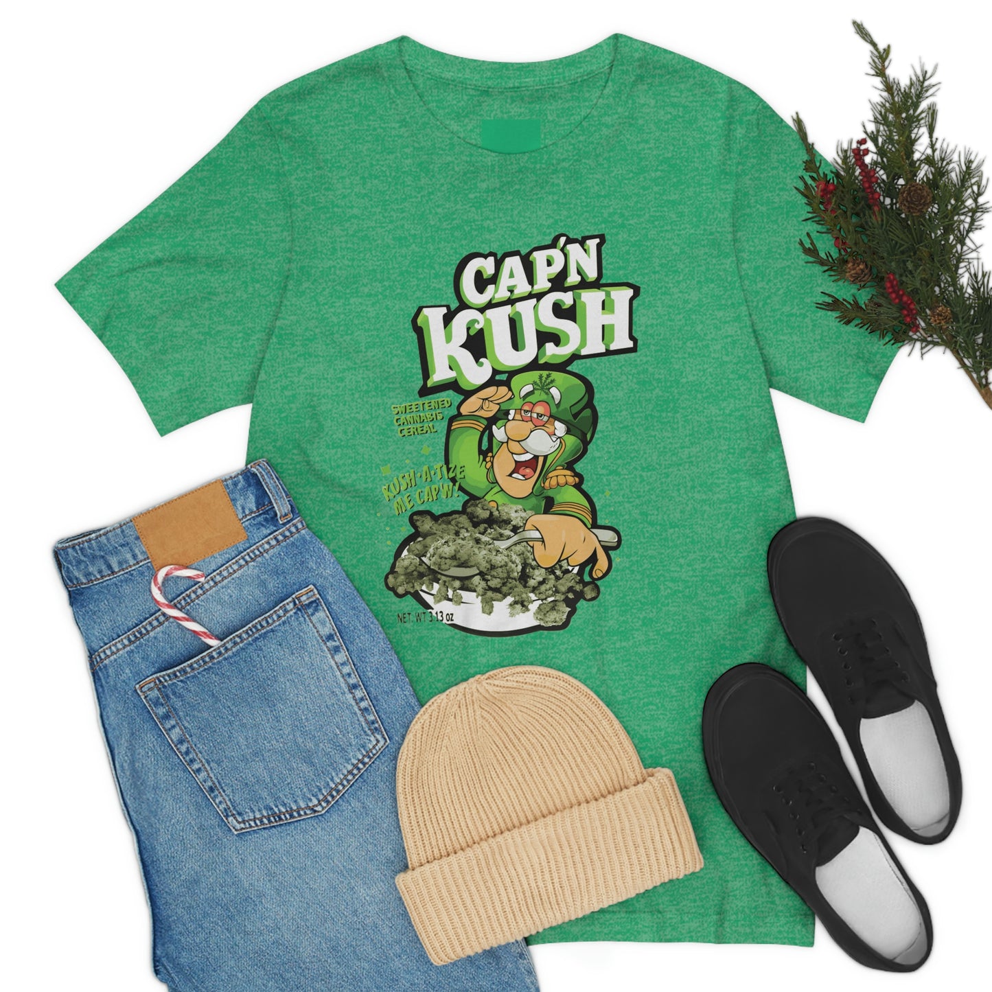 Kaptain Kush 420 Unisex Jersey Short Sleeve Tee