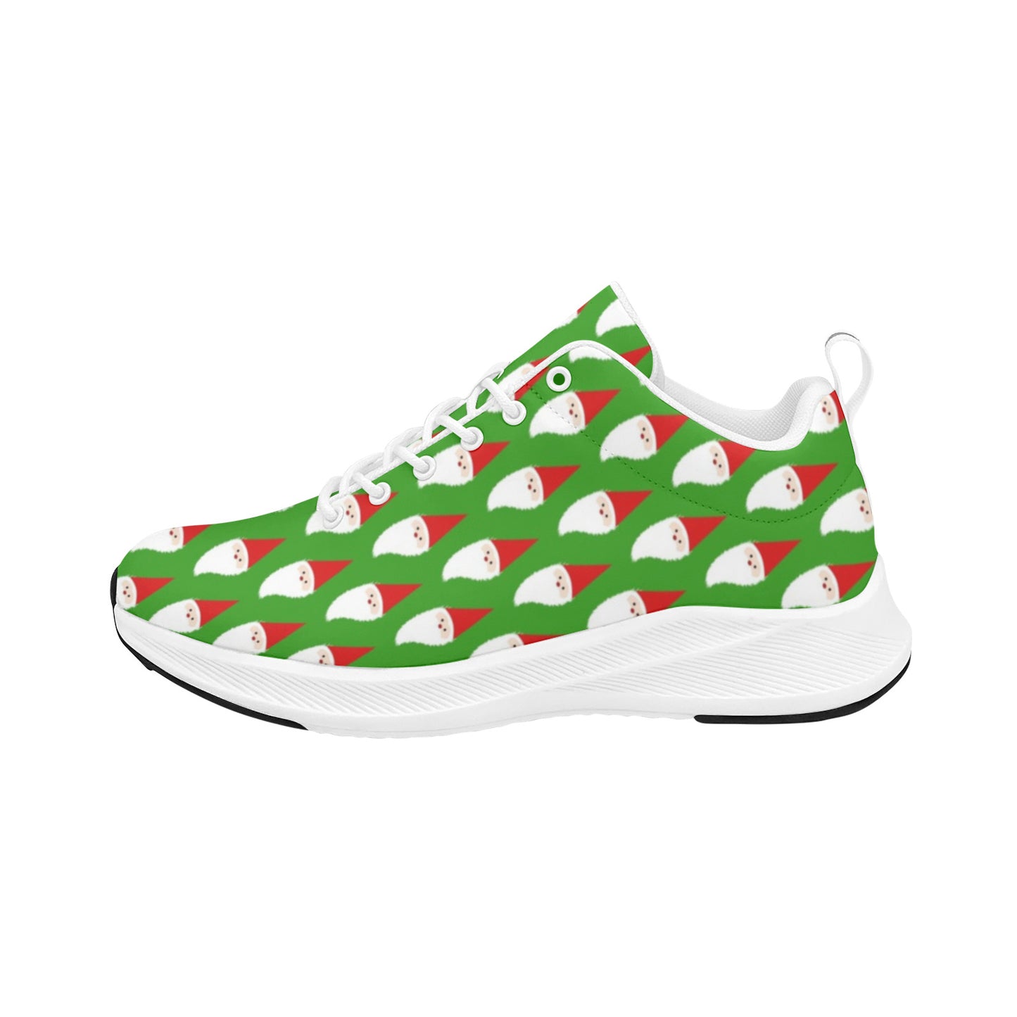 Green Santa Christmas Women's Running Tennis Shoes