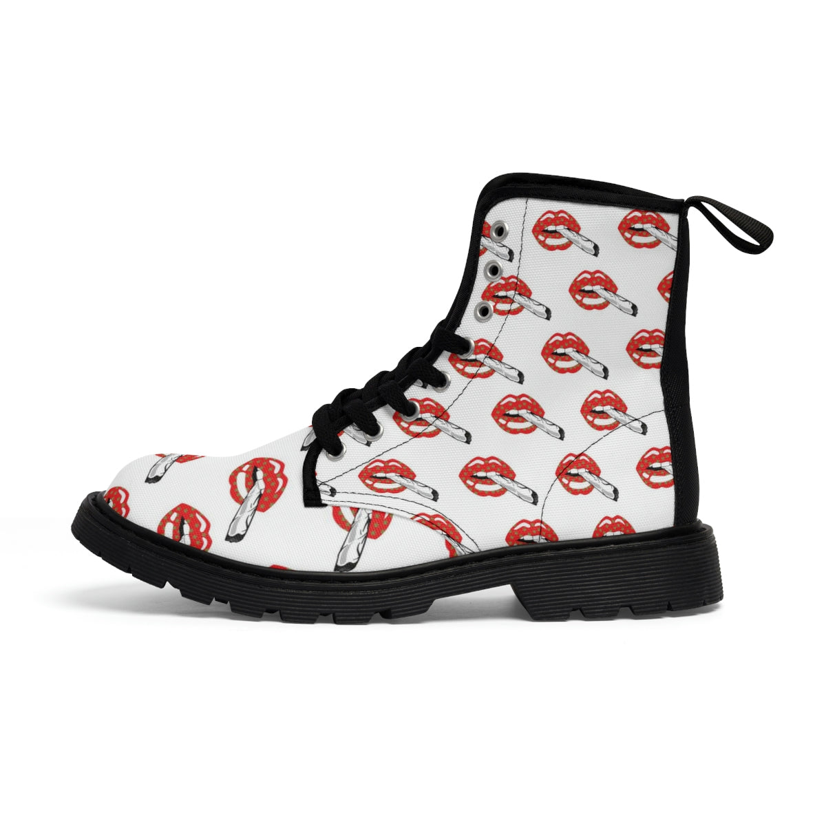 Puff Puff Pass! Women's Canvas Boots