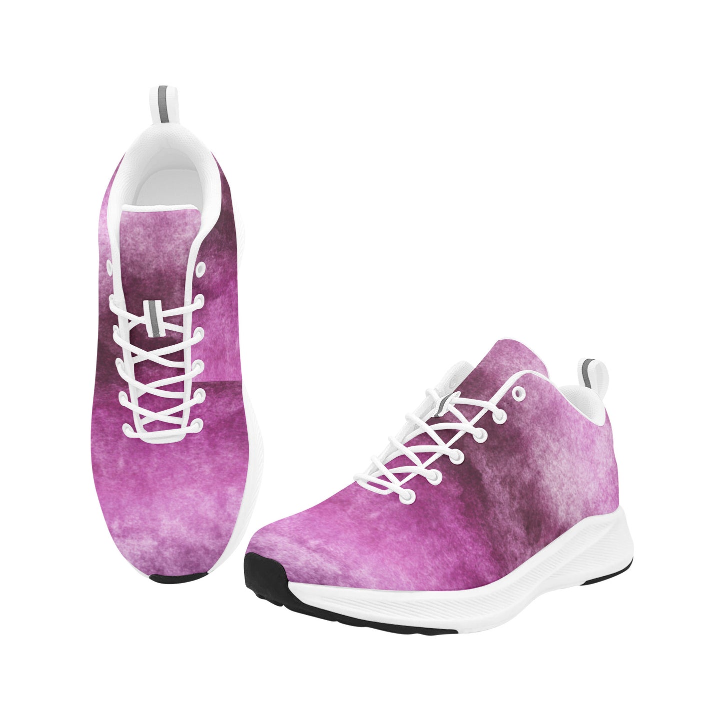 Purple Ombre Splash Women's Running Shoes