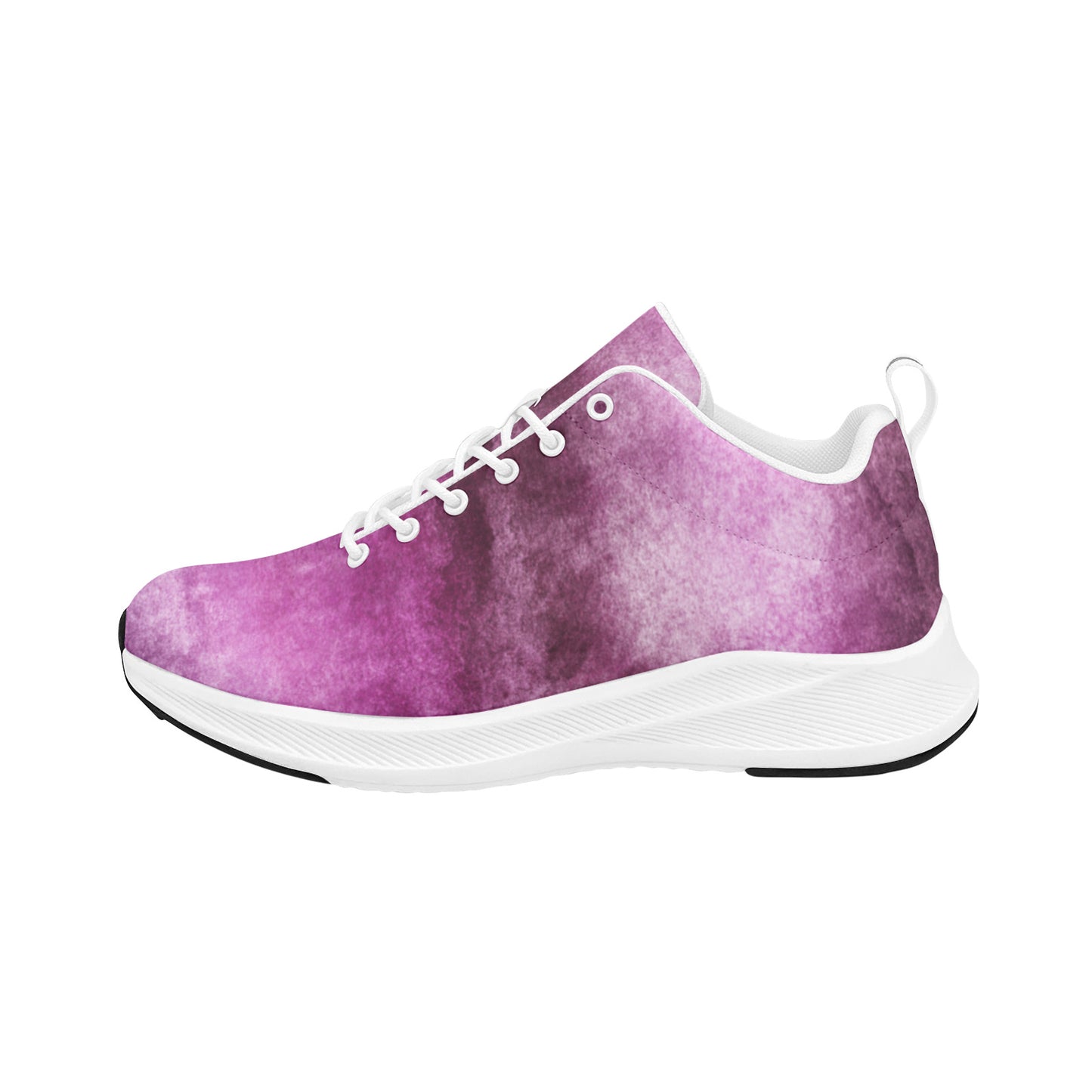 Purple Ombre Splash Women's Running Shoes