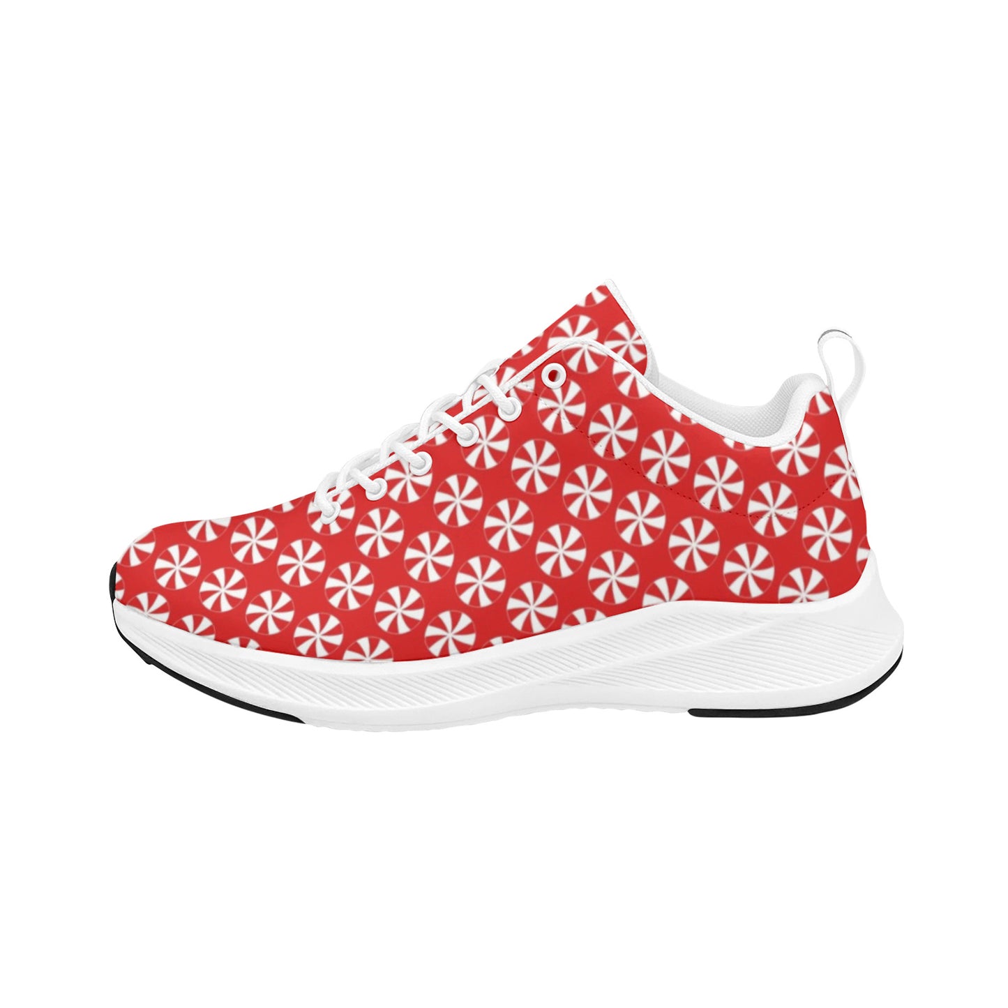 Peppermint Candy Christmas Women's Running Tennis Shoes