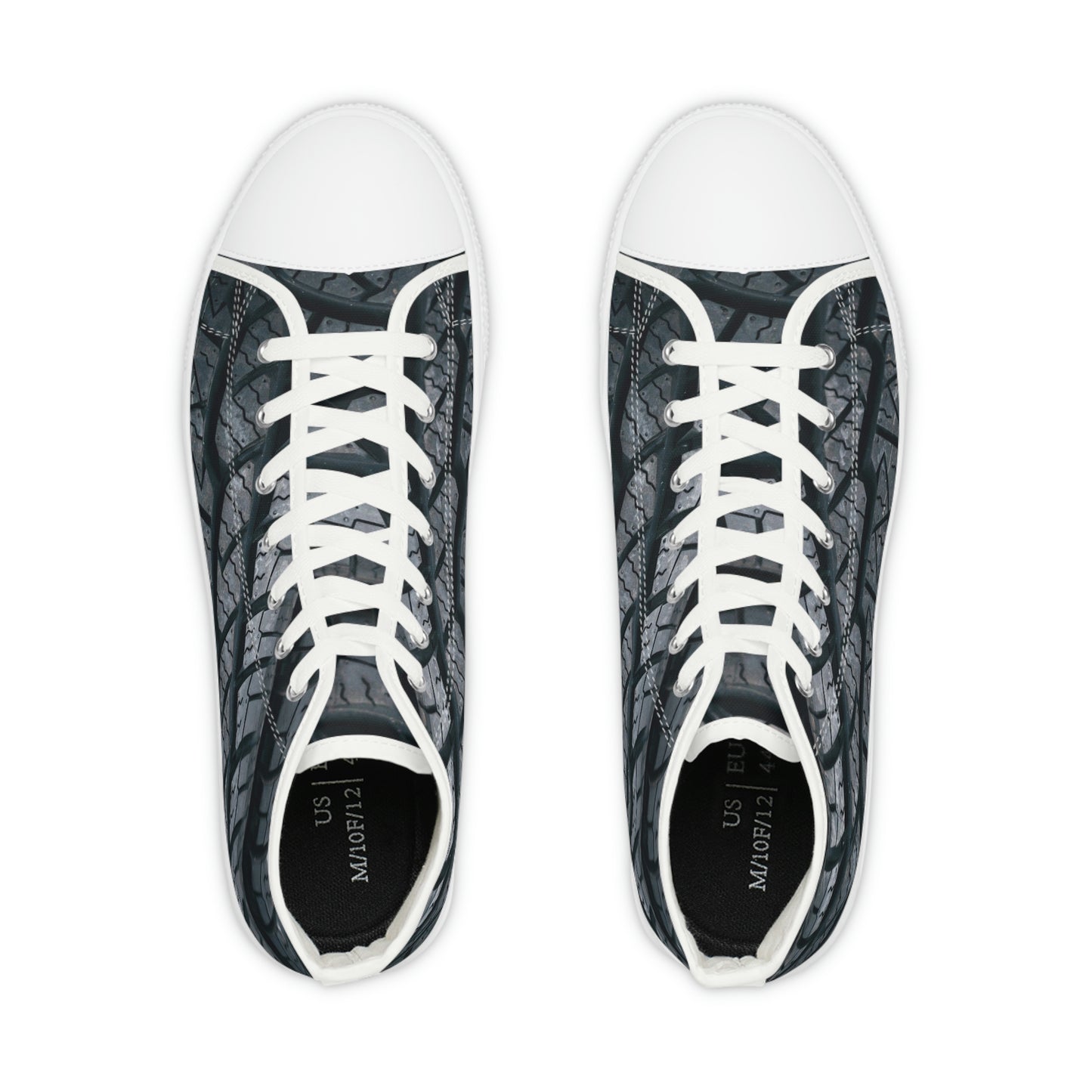 Tires Men's High Top Sneakers