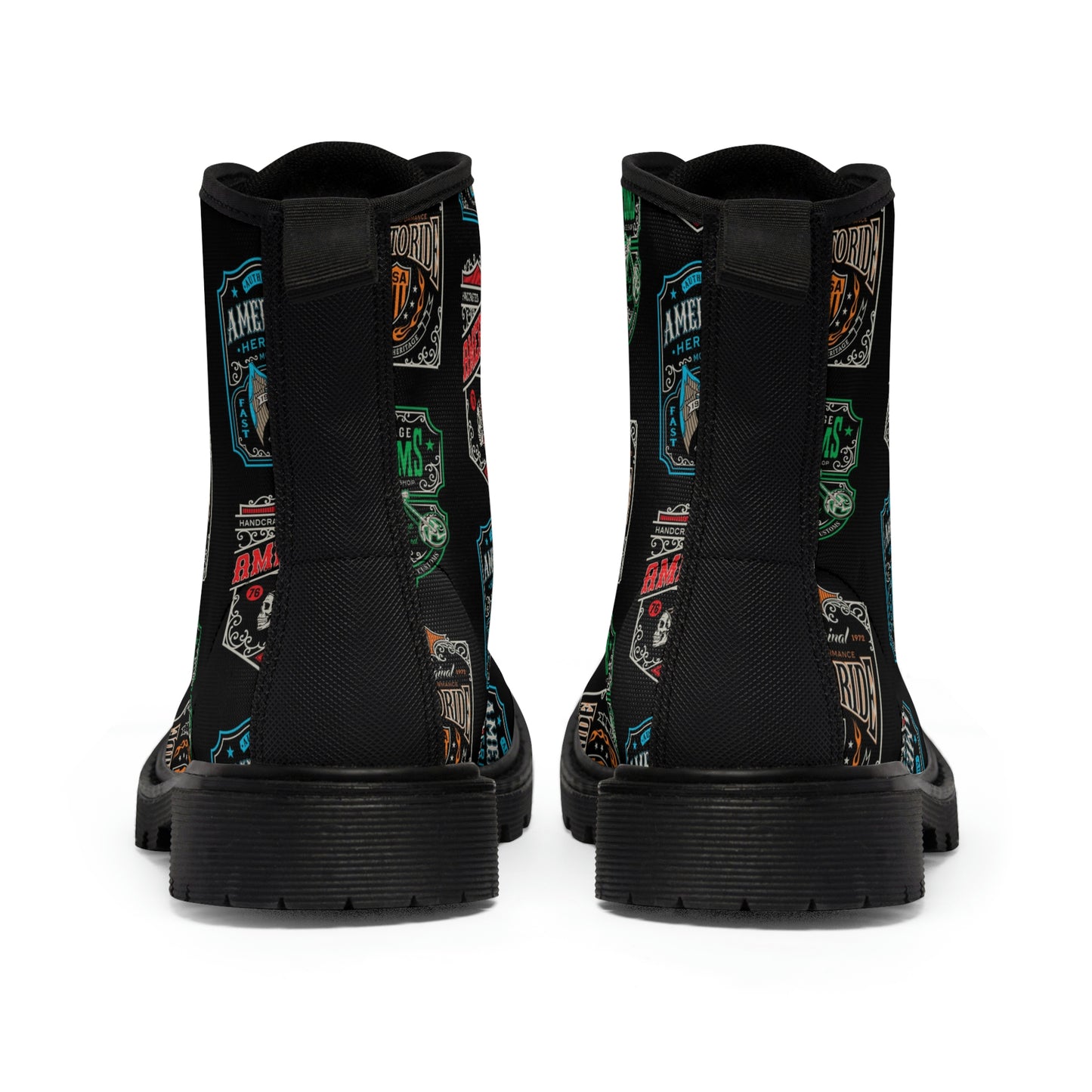 Biker Club Men's Canvas Boots