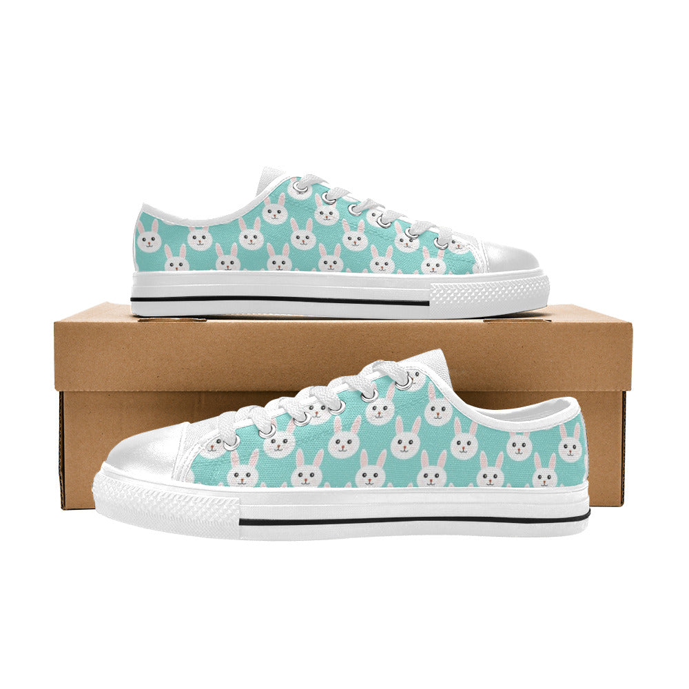 Pastel Bunny Kid's Canvas Sneaker Canvas Big Kid's Shoes