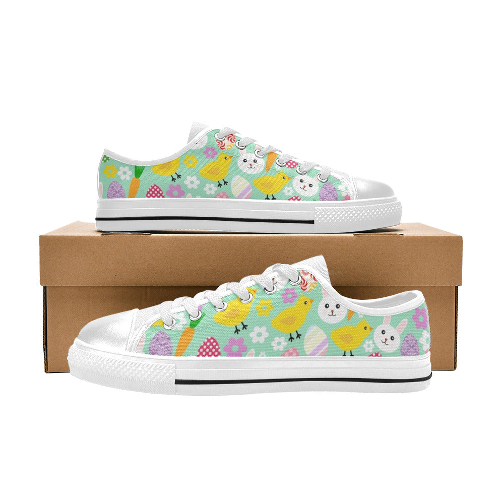 All Things Easter Girl's Sneakers Canvas Big Kid's Shoes