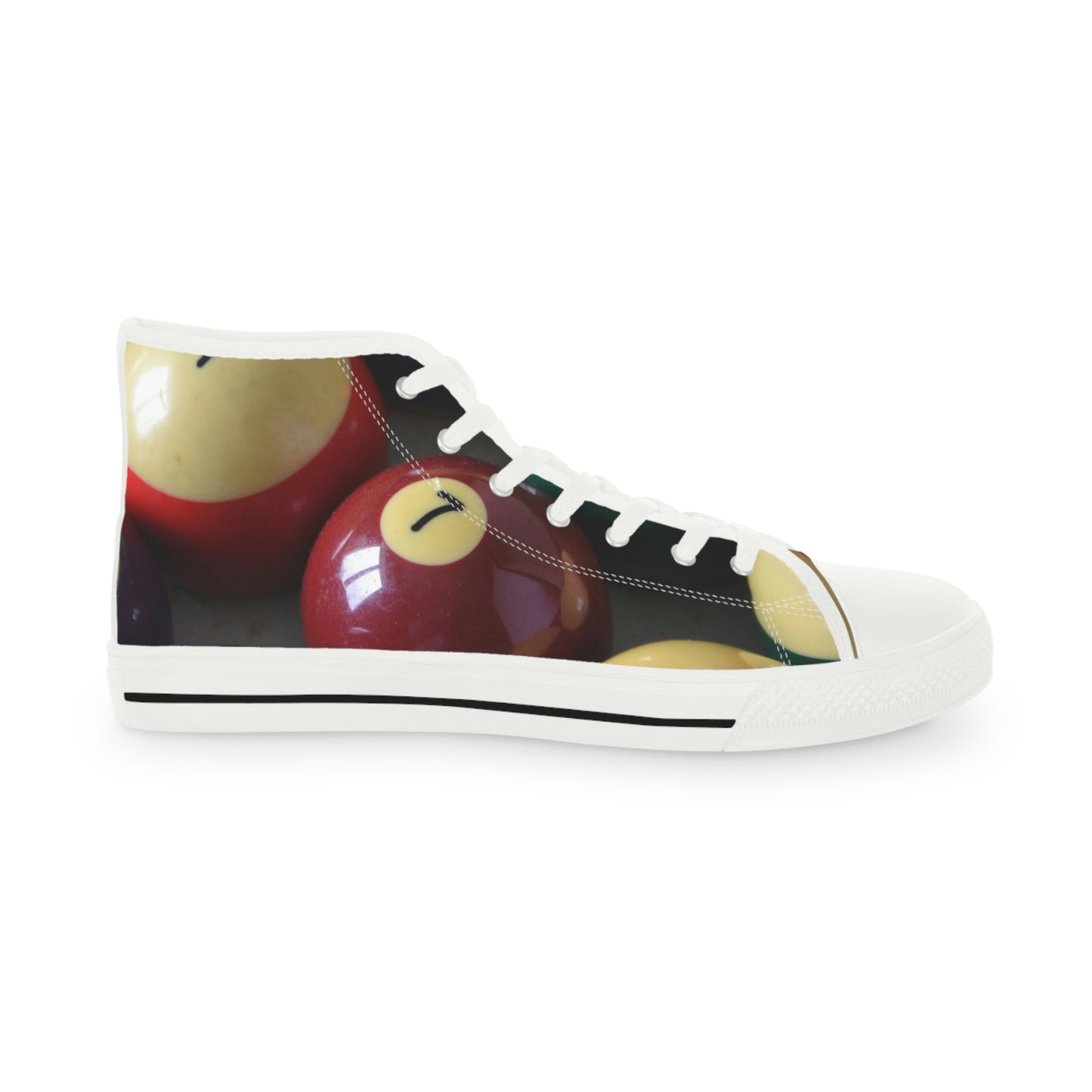 Pool Table Balls Men's High Top Sneakers