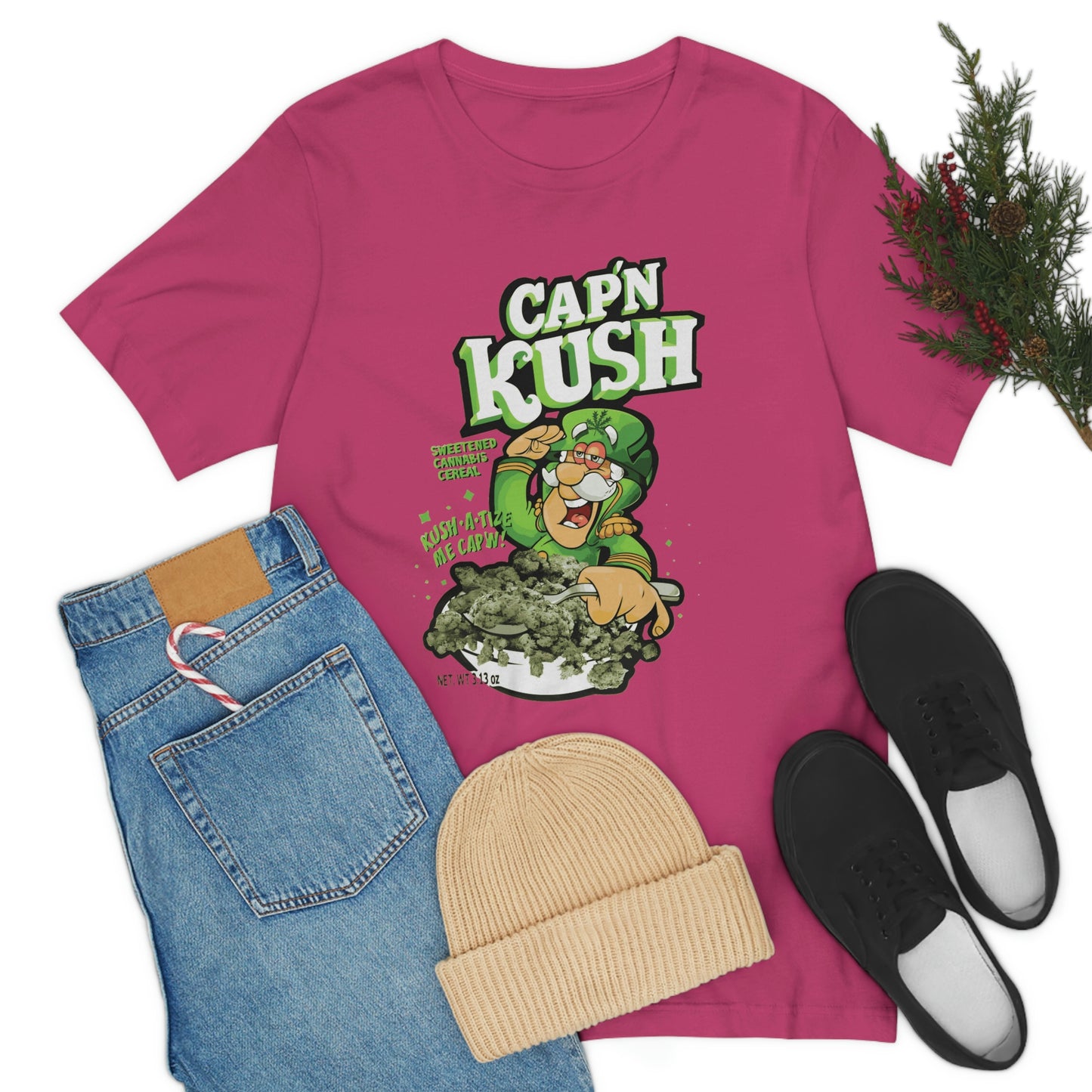 Kaptain Kush 420 Unisex Jersey Short Sleeve Tee