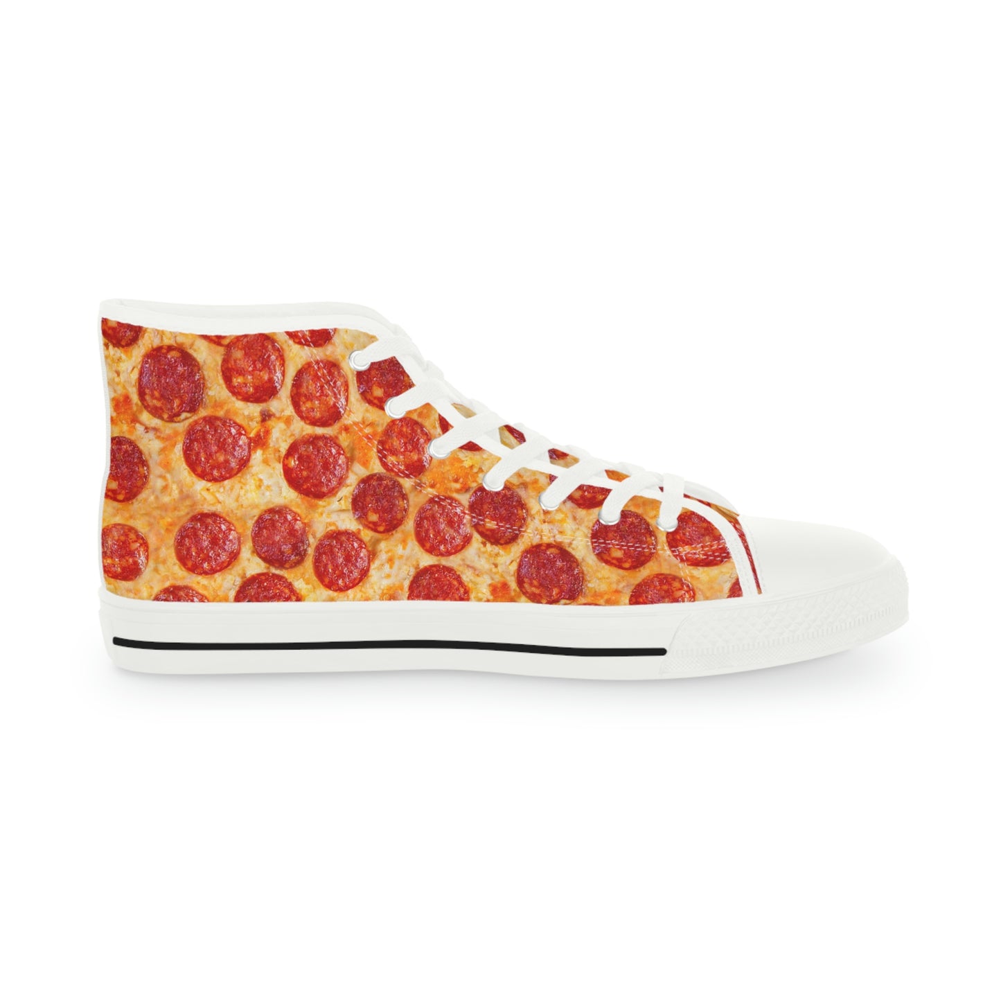 Pepperoni Pizza Men's High Top Sneakers