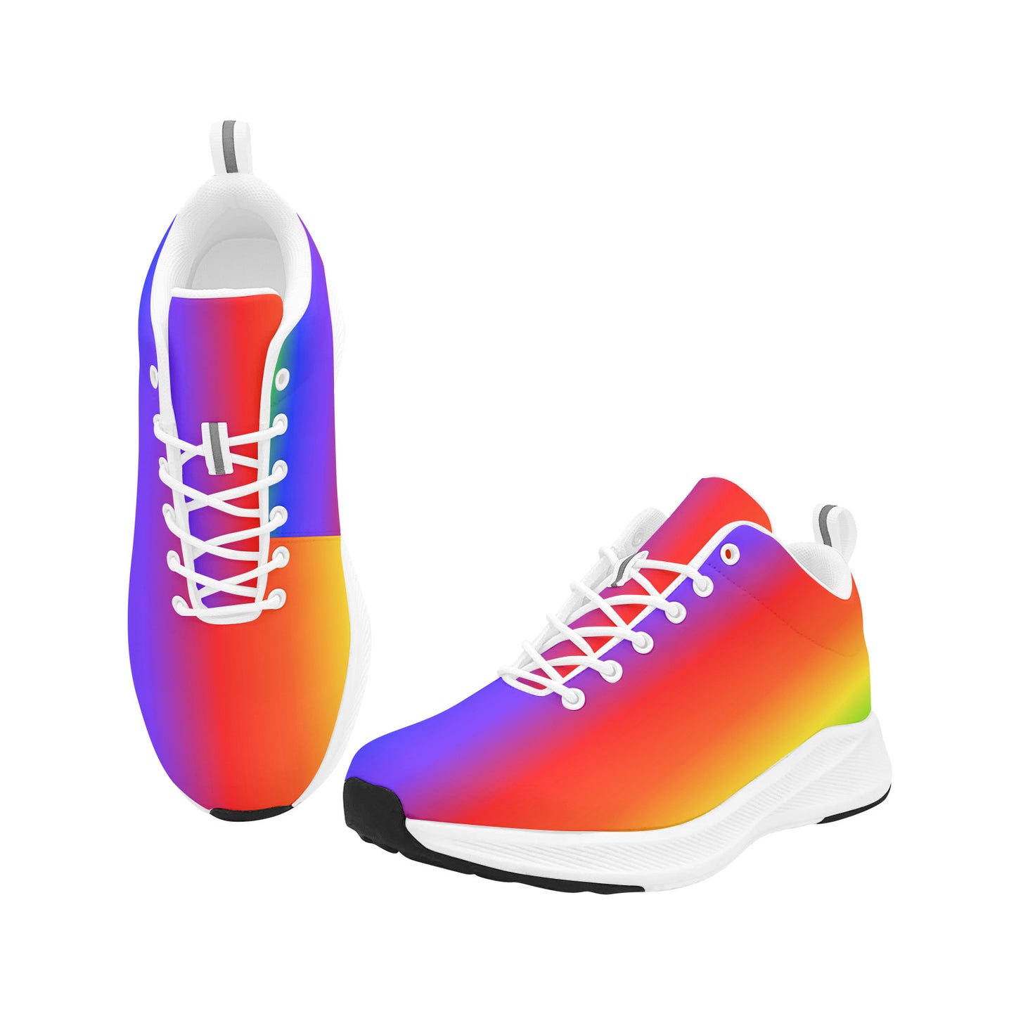 Rainbow Ombre Women's Running Sneakers