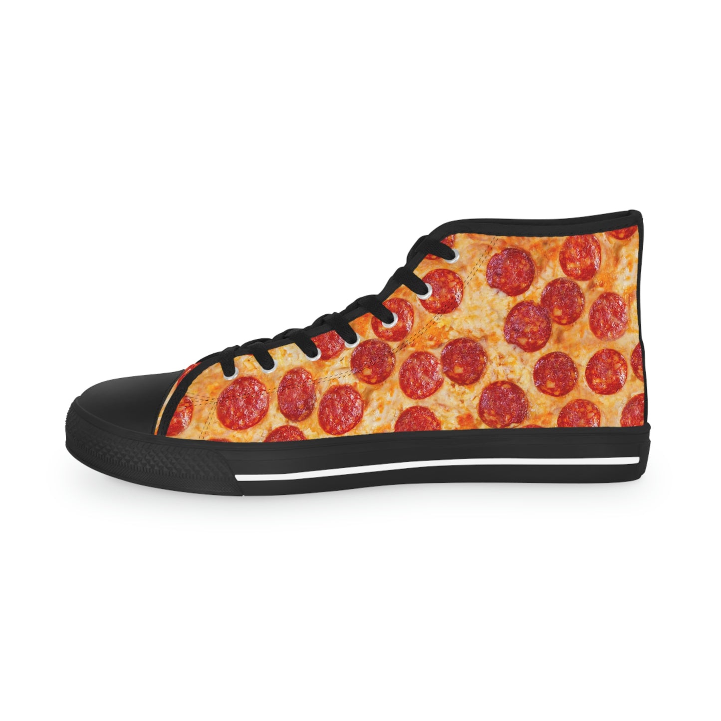 Pepperoni Pizza Men's High Top Sneakers