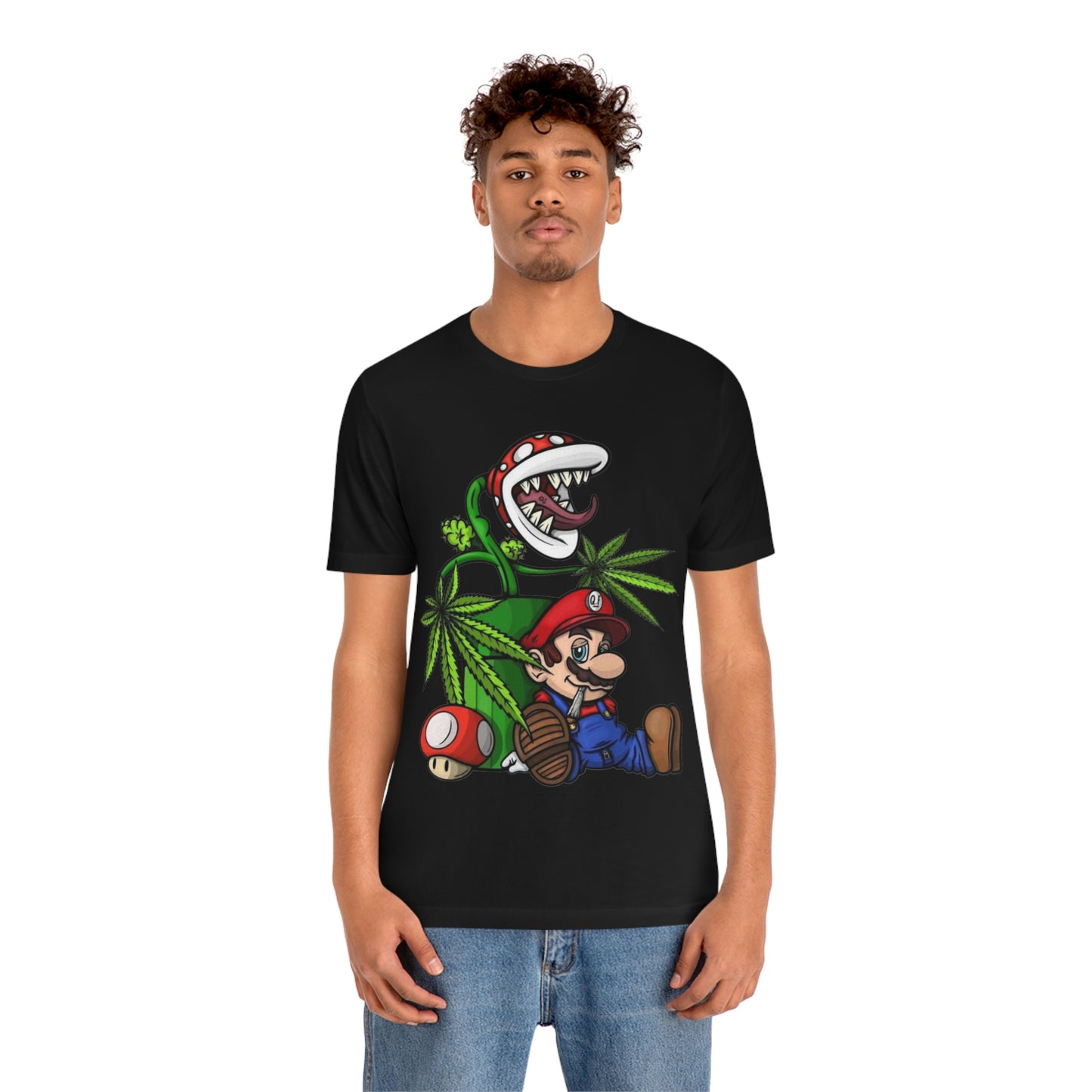 Mario 420 Unisex Jersey Short Sleeve Tee