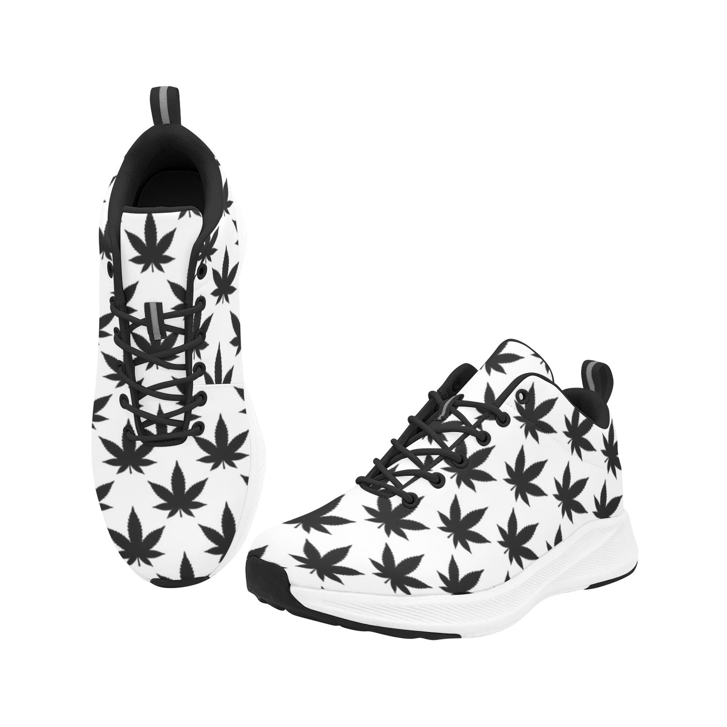 420 Delight - White and Black Women's Running Shoes