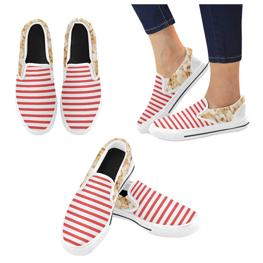 Butter Popcorn Slip On Canvas Shoes (Big Kid)