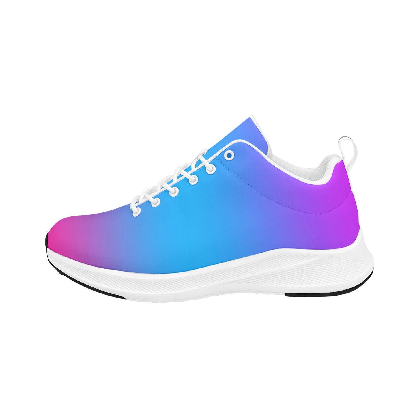 Purple, Blue and Pink Ombre Women's Running Sneakers