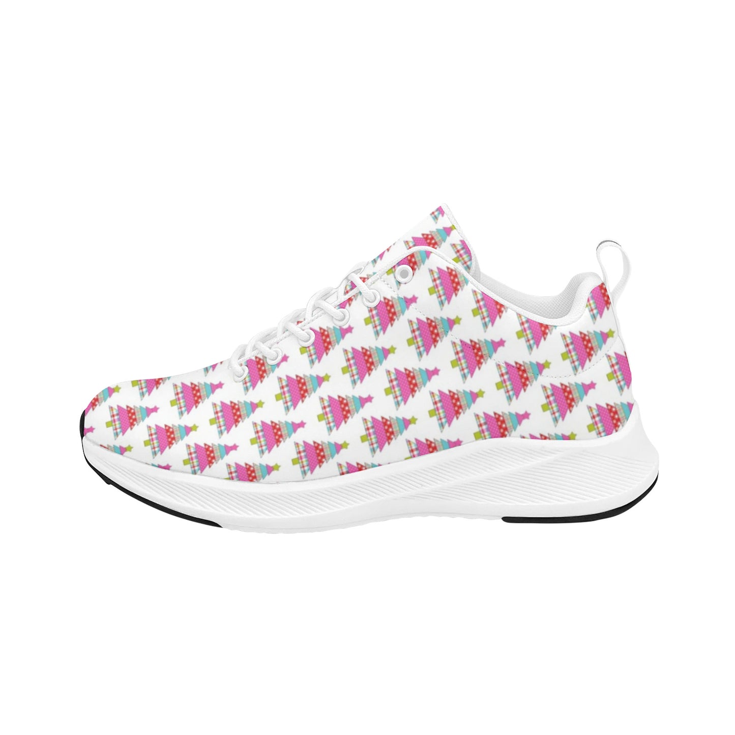 Multi Colored Xmas Trees Women's Running Sneakers