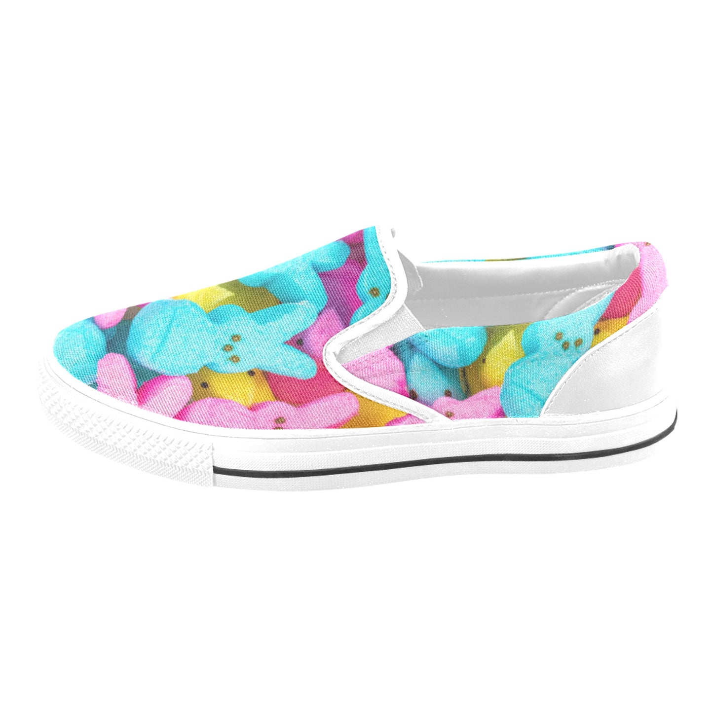 Easter Bunny Candy Slip-on Canvas Kid's Shoes (Big Kid)