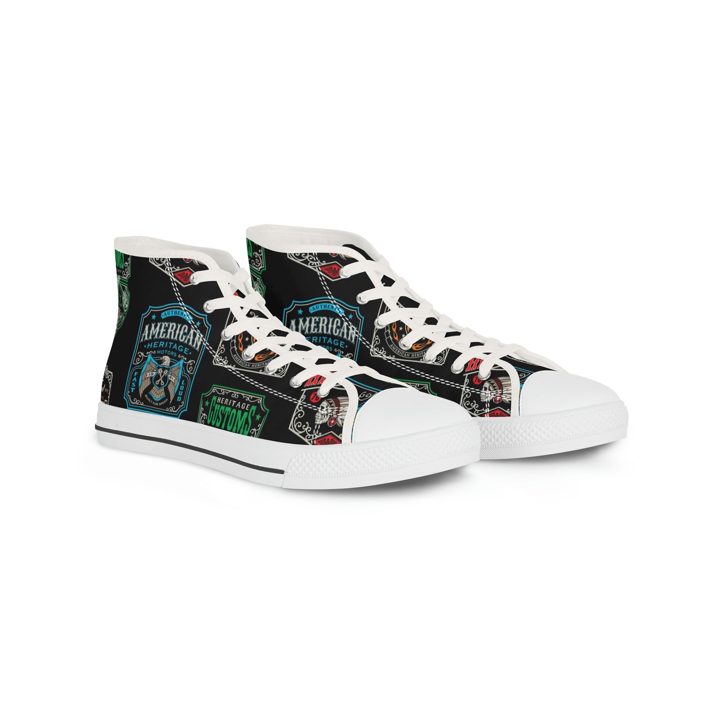 Motorcycle Club Men's High Top Sneakers