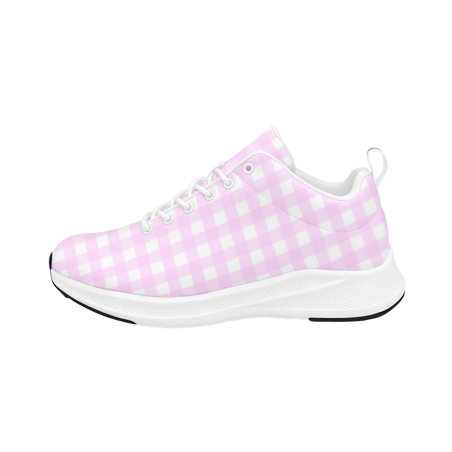 Pink Gingham Margot Inspired Women's Sneakers