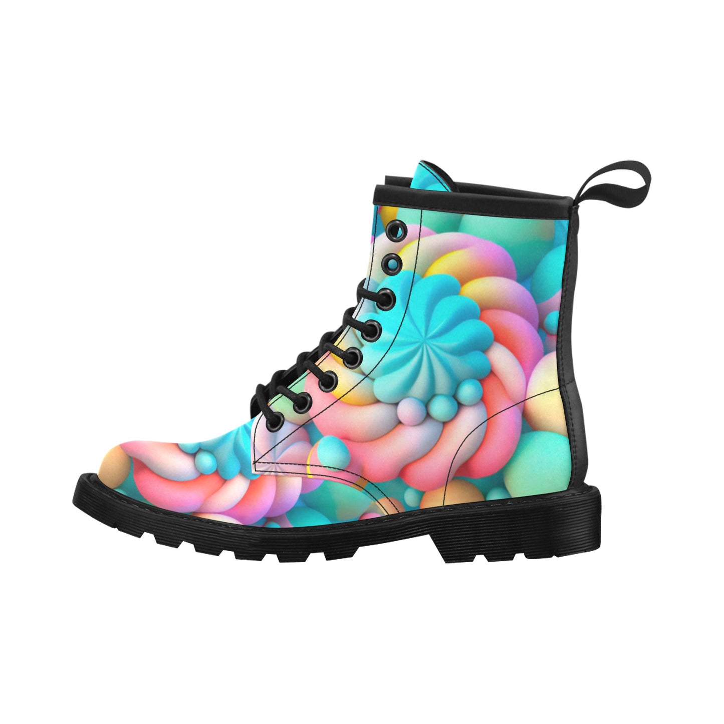 Sweet Marshmallows Women's Leather Martens Boots