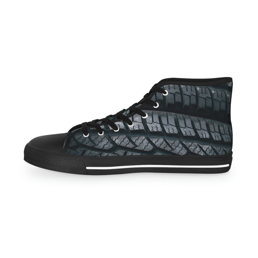 Tires Men's High Top Sneakers