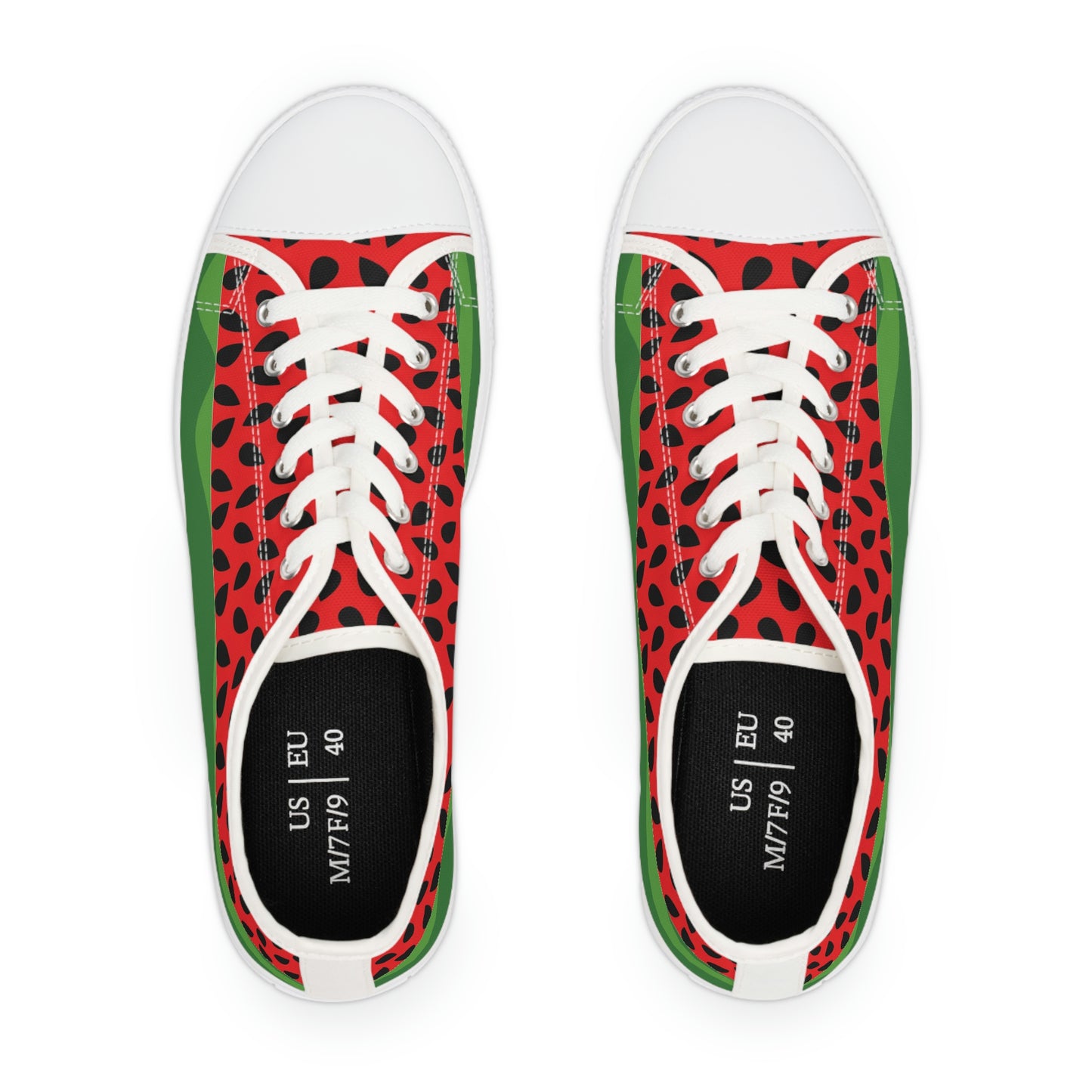 Watermelon Women's Low Top Sneakers